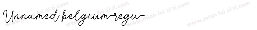 Unnamed belgium-regu字体转换